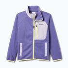 Children's fleece sweatshirt Columbia Fast Trek V Full Zip stormwatch/lavender pearl