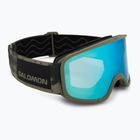 Ski goggles Salomon Aksium 2.0 S olive night/ml mid blue