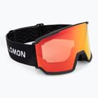 Ski goggles Salomon S/View 3 black/ml mid red