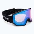Ski goggles Salomon S/View 3 black/ml light blue