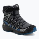Children's hiking boots Salomon XA Pro V8 Winter Waterproof turbulence / black / dark blue