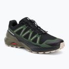 Men's running shoes Salomon Speedcross Peak black/black forest/rainy day