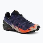 Men's running shoes Salomon Speedcross 6 GTX maritime blue/black/cherry tomato