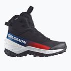Men's trekking boots Salomon Crosstrak Powder WP Equipe black/black