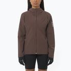 Women's running jacket Salomon Trail coffee bean