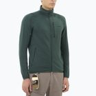 Men's trekking sweatshirt Salomon Essential Lighwarm Full Zip green gables