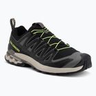 Men's running shoes Salomon XA Pro 3D V9 black/dark gull gray/acid lime