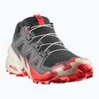Men's running shoes Salomon Speedcross 6 black/fiery red/almond milk