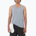 Men's running top Salomon Sense Aero Singlet GFX trade winds