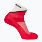 Socks Salomon Pulse Ankle fiery red/vanilla ice/black