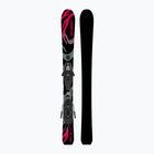 Kids’ downhill skis with bindings Salomon QST Jr Black XS + C5 GW black/neon punch