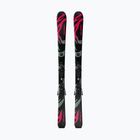 Kids’ downhill skis with bindings Salomon QST Jr Black M + L6 GW black/neon punch