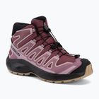 Children's hiking boots Salomon XA Pro Mid Waterproof nocturne/dusky orchid