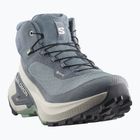 Women's hiking boots Salomon Genesis Mid GTX grisaille/green milieu