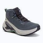 Women's hiking boots Salomon Genesis Mid GTX grisaille/green milieu
