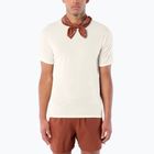 Men's running shirt Salomon Sense Aero GFX Tee SS whisper white/raind day/bright white