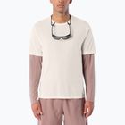 Men's running shirt Salomon Shakeout Core GFX SS Tee whisper white/pink frosting