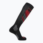 Ski socks Salomon S/Max anthracite/fiery red
