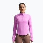 Women's running sweatshirt Nike Swift Dri-FIT UV 1/4-Zip light magenta