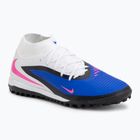 Men's football boots Nike Phantom 6 High Academy TF racer blue/white/pink blast