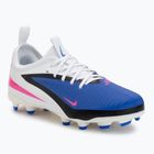Children's football boots Nike Phantom 6 Low Academy FG/MG Jr racer blue/white/pink blast