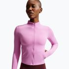 Women's training sweatshirt Nike Zenvy Dri-Fit Full Zip light magenta/white