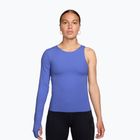Women's training T-shirt Nike Zenvy Dri-Fit One Sleeve Top sapphire/white/white