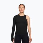Women's training T-shirt Nike Zenvy Dri-Fit One Sleeve Top black/white/cool grey