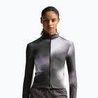 Women's running sweatshirt Nike Swift Dri-Fit Full Zip Mid-Layer dark smoke grey/light smoke grey