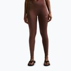 Women's leggings Nike One High-Waisted Seamless light chocolate