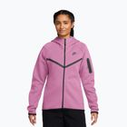 Women's sweatshirt Nike Sportswear Tech Fleece Windrunner light magenta/black