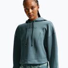 Women's training sweatshirt Nike Pro Therma-Fit Hoodie mineral slate/white