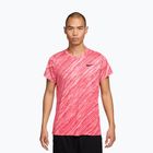 Men's tennis T-shirt Nike Court Dri-Fit Victory Print pink foam/black