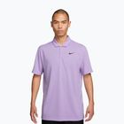 Men's tennis T-shirt Nike Court Dri-Fit Polo Solid violet mist/black