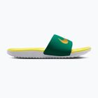Children's flip-flops Nike Coffee malachite/sonic yellow/metallic gold