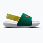 Children's slides Nike Kawa malachite/sonic yellow
