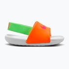 Children's slides Nike Kawa total orange/green strike