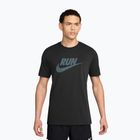 Men's running T-shirt Nike Dri-Fit Running black/mineral slate