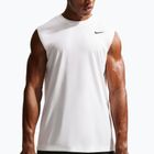 Men's training shirt Nike Dri-FIT Sleeveless Training Top white/black