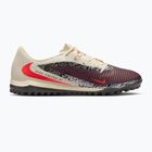 Men's football boots Nike United Phantom 6 Low Academy TF burgundy crush/fossil/university red