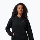 Women's sweatshirt Jordan Fleece Hoodie black/gym red
