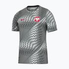 Men's football shirt Nike Dri-Fit Poland Pre-Match 2026 pure platinum/cool grey