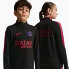 Children's football sweatshirt Nike Paris Saint-Germain Strike Dri-Fit Soccer Knit Drill Top black/global red/global red