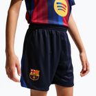 Children's football shorts Nike FC Barcelona Dri-Fit Stadium Home blackened blue/mineral yellow