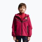 Children's football jacket Nike FC Barcelona Tech Full Zip noble red/black/mineral yellow