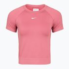 Women's training shirt Nike Pro Seamless Dri-Fit peony/white