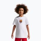Children's T-shirt Nike FC Barcelona Soccer white