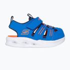 SKECHERS S-Lights Sola Glow blue/lime children's sandals