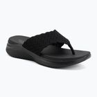 Women's slides SKECHERS Ultra Flex 3.0 Rhythm Waves black