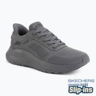 Men's shoes SKECHERS Bobs Squad Chaos Solid Stepper gray
